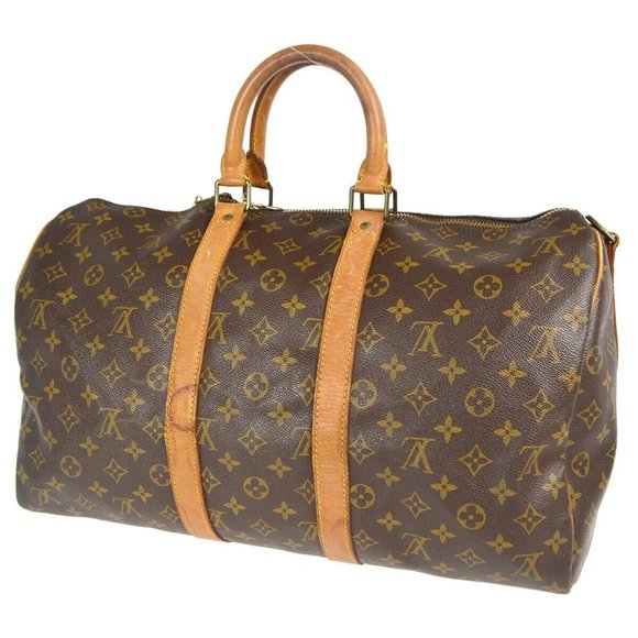 00140350# Louis Vuitton Travel Bag Keepall 45 Bandouliere Monogram - Picture 1 of 9
